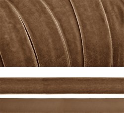 Лента бархатная, цвет № 07-горчичный.Ширина 20 мм  (1метр) - фото 17733