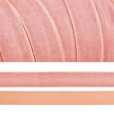Лента бархатная, цвет № 76-гр.розовый.Ширина 10-20 мм  (1метр) - фото 17735