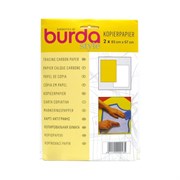 Копировальная Бумага для перевода рисунка на ткань Burda 2 листа (белый/жёлтый)