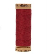 Нитка для Люневильской вышивки вощеная METTLER EXTRA STARK Красная 150 метров