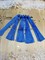 Вискозные кисточки для сережек 12 см, голубые - фото 14663